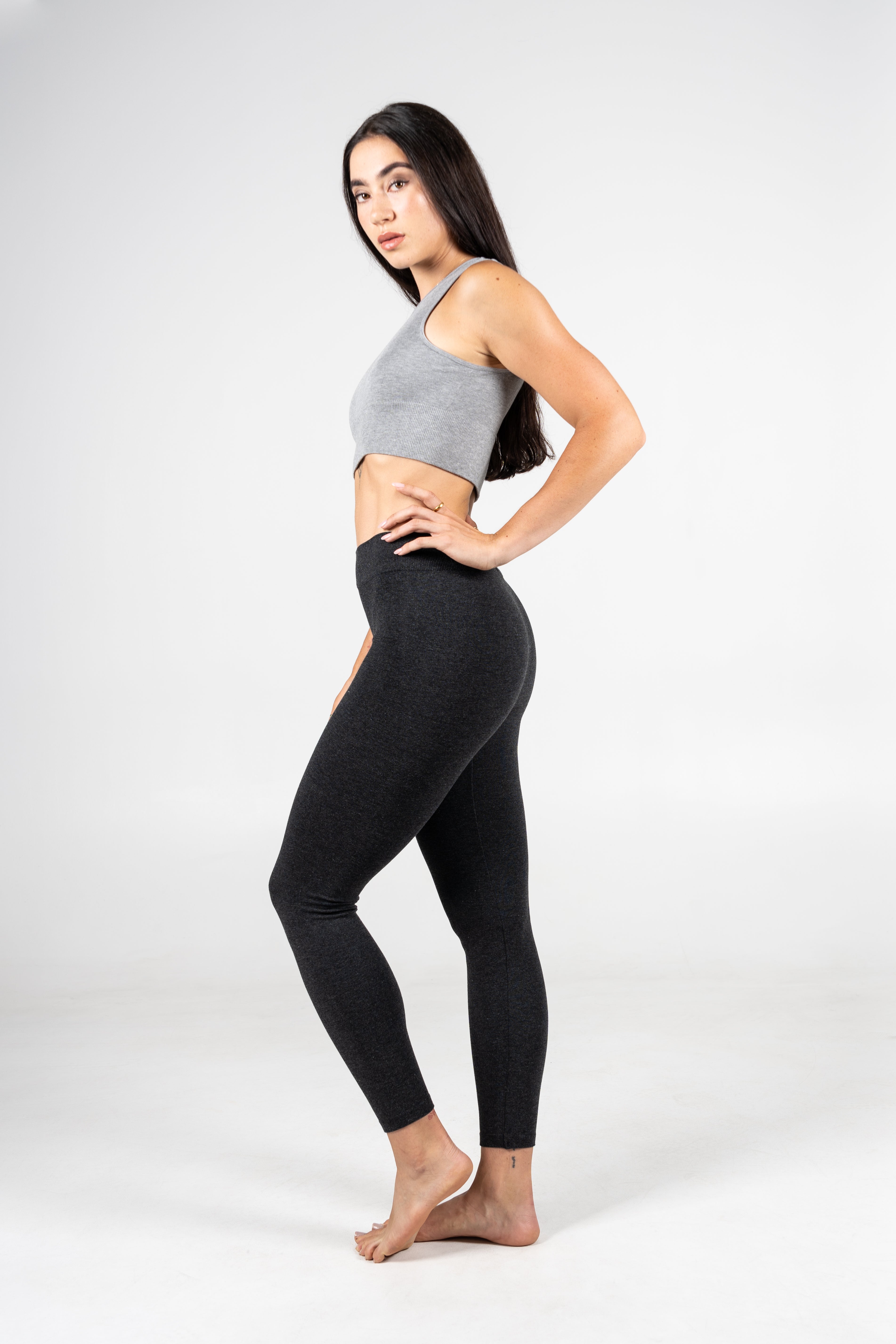 Bamboo Heather Legging