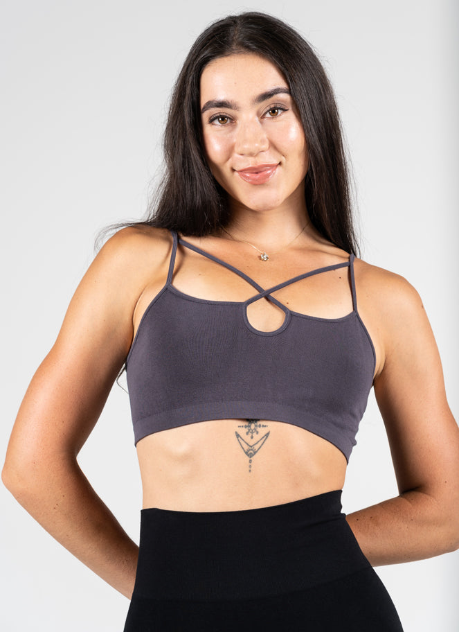 Bamboo Cross-Front Bralette