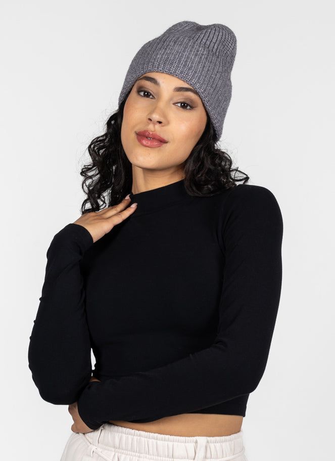 Ribbed Beanie Hat