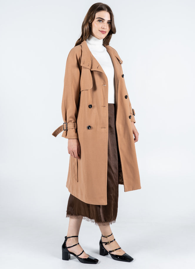 Double Breasted Trench Coat