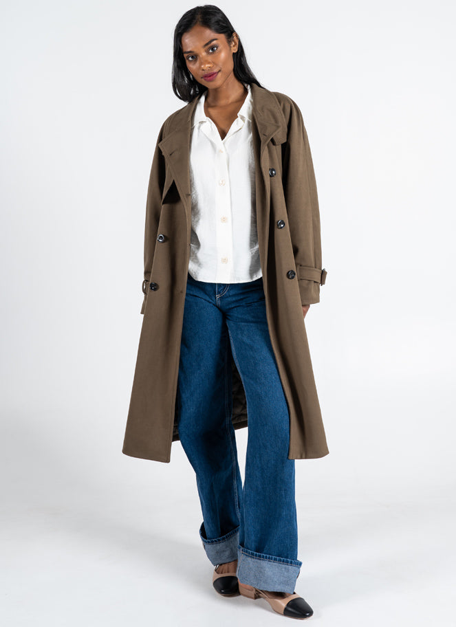 Double Breasted Trench Coat