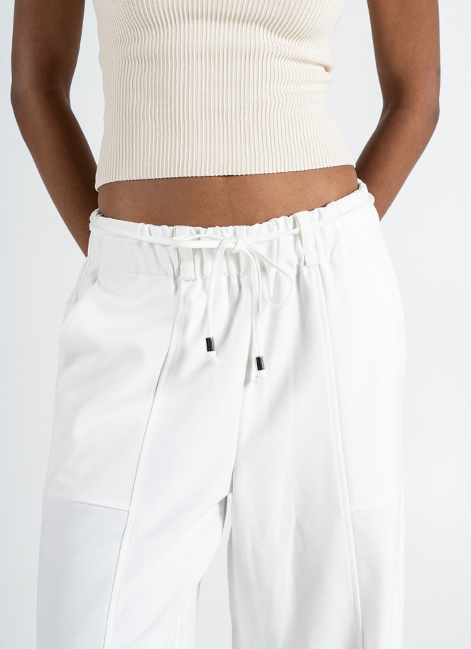 Wide Leg Tie Front Pant