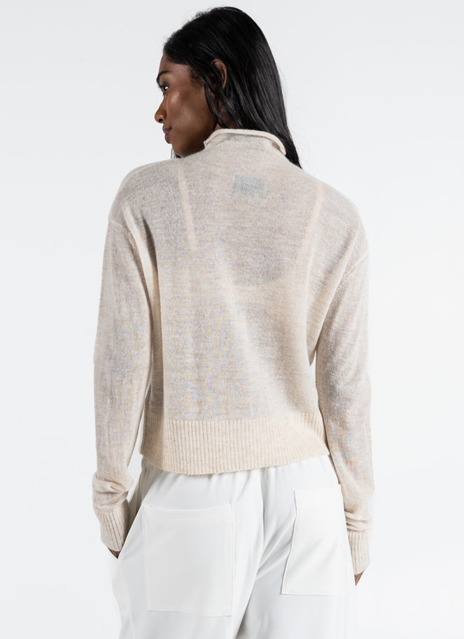 Light Weight Knit Mock Neck Top