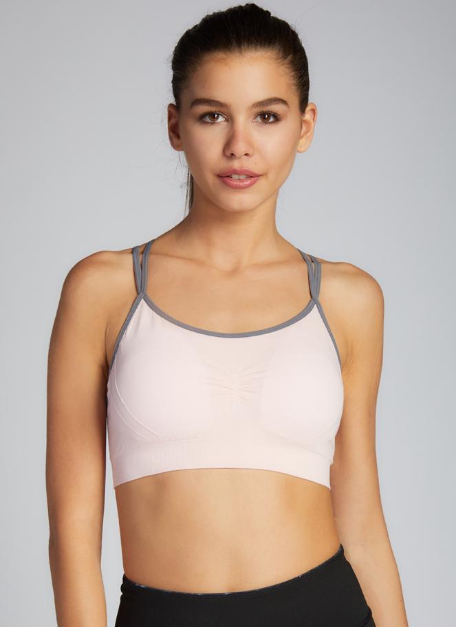 Aloe Yarn Two Tone Sports Bra