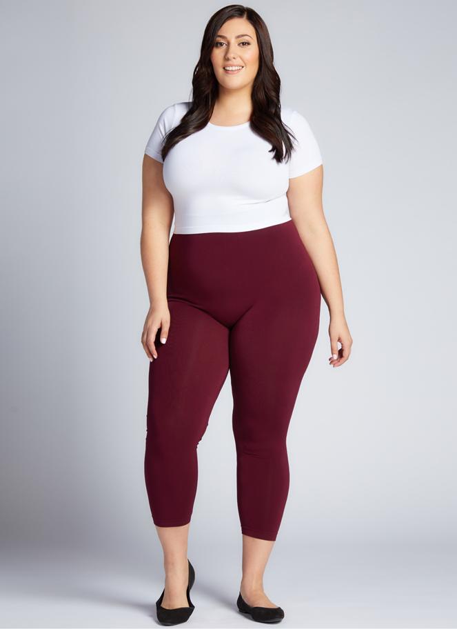 Bamboo Plus Size 3/4 Legging