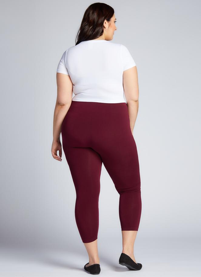 Bamboo Plus Size 3/4 Legging