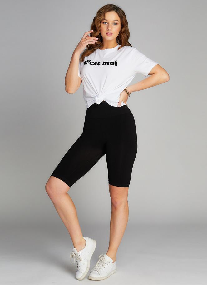 Bamboo High Waisted Long Short