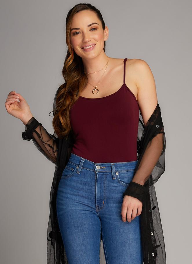 Bamboo Spaghetti-Strap Camisole