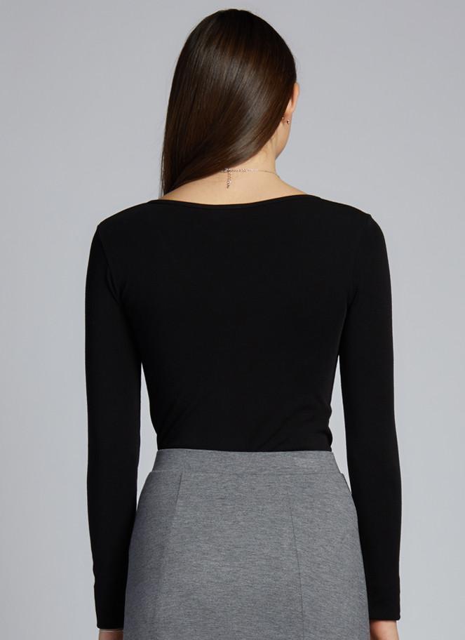 Bamboo V-Neck Long Sleeve Top