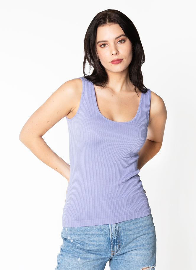 REVERSIBLE RIBBED TANK – WAVES in the village