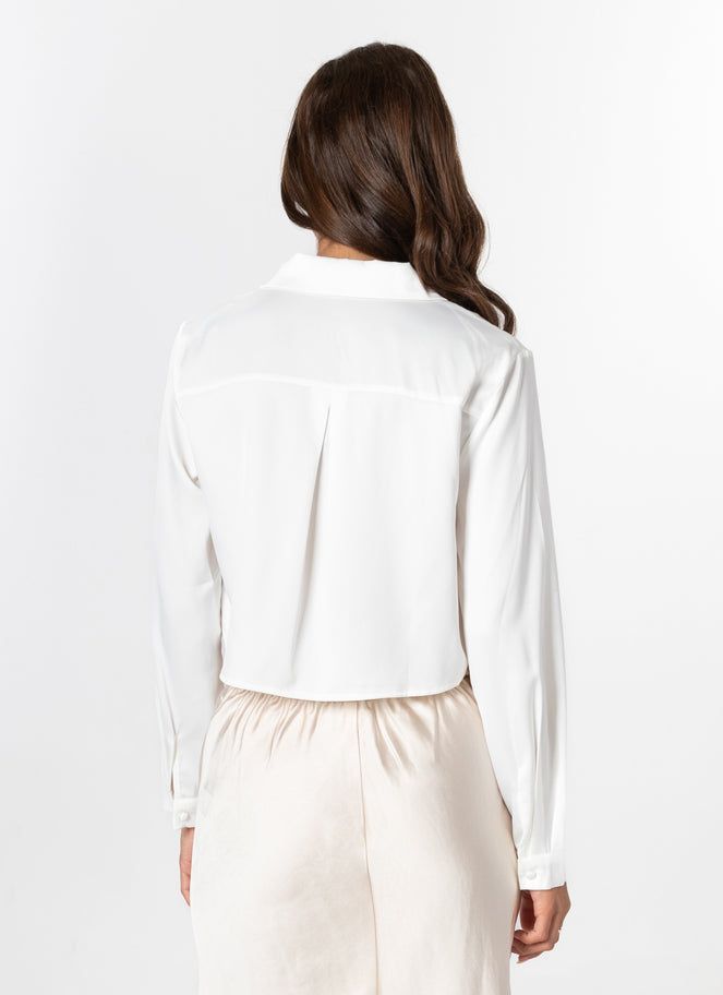 L/S Crop Blouse